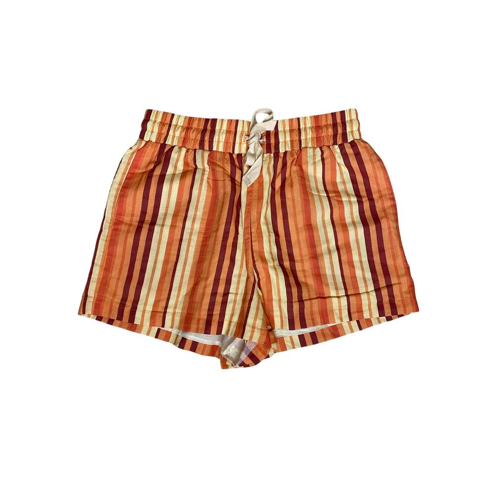 Charlie Holiday cotton Linen Striped Short